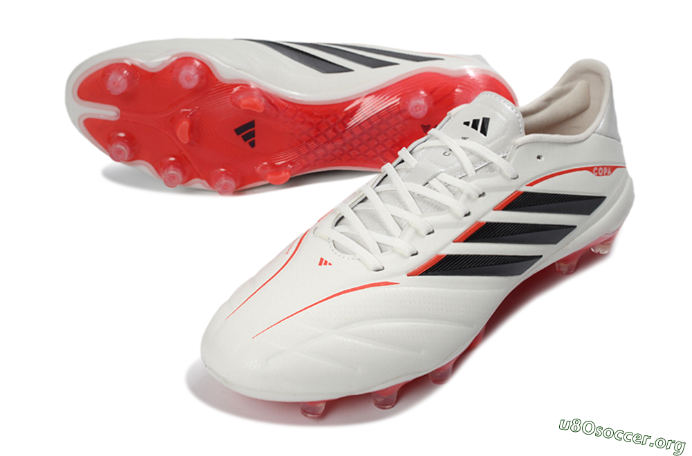 Adidas Copa Pure 4 FG Football Boots - White/Crimson Red/Black 0