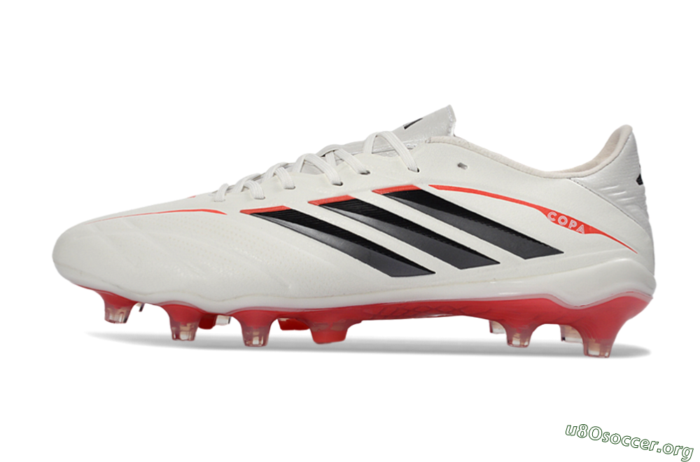 Adidas Copa Pure 4 FG Football Boots - White/Crimson Red/Black 3