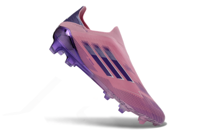 Adidas F50 Elite Laceless FG Football Boots - Pink/Lavender Mist/Purple Haze