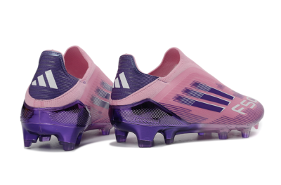 Adidas F50 Elite Laceless FG Football Boots - Pink/Lavender Mist/Purple Haze