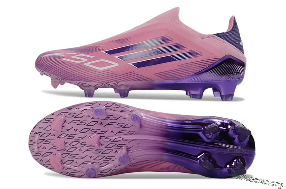 Adidas F50 Elite Laceless FG Football Boots - Pink/Lavender Mist/Purple Haze 1