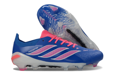 Adidas Predator 26 Elite FG Football Boots - Blue/Electric Blue/Fusion Pink