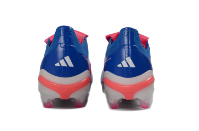 Adidas Predator 26 Elite Fold-Over Tongue FG Football Boots - Blue/Neon Pink/Sky Blue