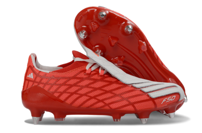 Adidas F50 Spider Elite SG Football Boots - Red/Flame Red/Steel Gray