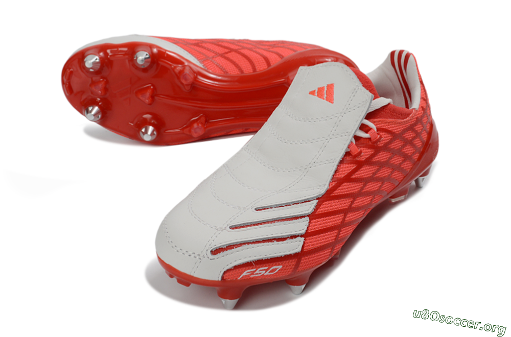 Adidas F50 Spider Elite SG Football Boots - Red/Flame Red/Steel Gray 0