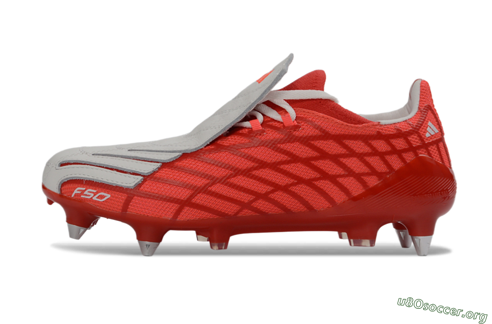 Adidas F50 Spider Elite SG Football Boots - Red/Flame Red/Steel Gray 3