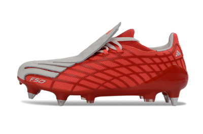 Adidas F50 Spider Elite SG Football Boots - Red/Flame Red/Steel Gray