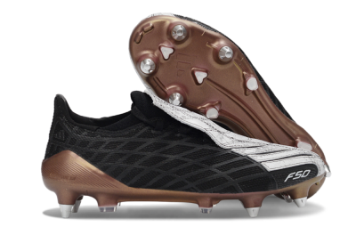 Adidas F50 Spider Elite SG Football Boots - Black/Bronze/White