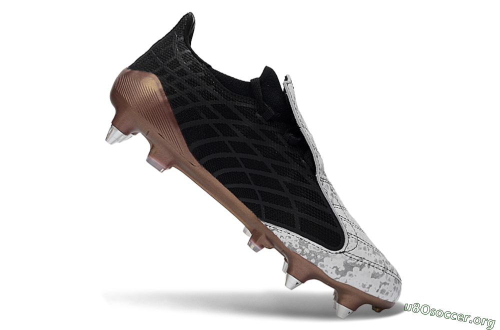 Adidas F50 Spider Elite SG Football Boots - Black/Bronze/White 4