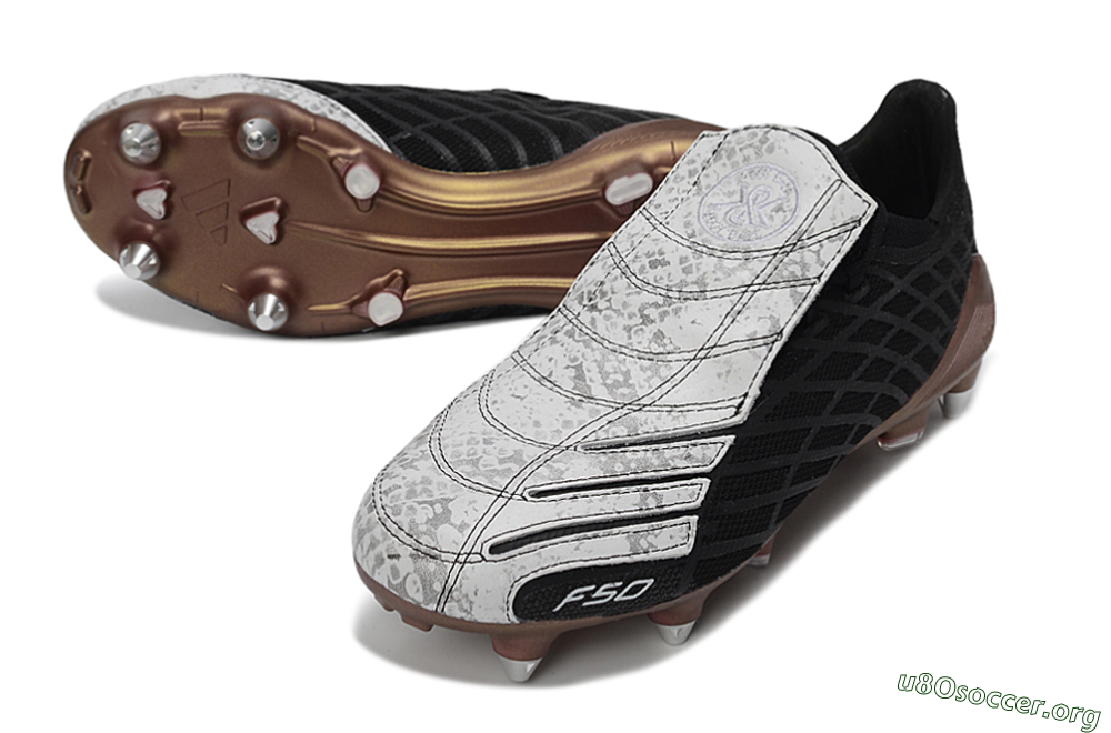 Adidas F50 Spider Elite SG Football Boots - Black/Bronze/White 0