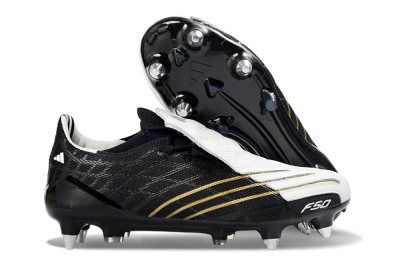 Adidas F50 Spider Elite SG Football Boots - Black/Electric Gold/Classic White