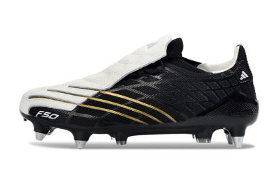 Adidas F50 Spider Elite SG Football Boots - Black/Electric Gold/Classic White