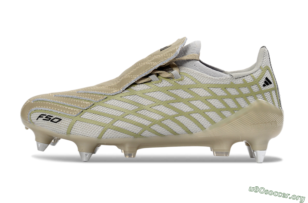 Adidas F50 Spider Elite SG Football Boots - Beige/Soft Sand/Light Olive 3