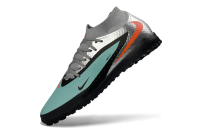 Nike Phantom 6 Elite High TF Football Shoes - Aqua/Coral/Black