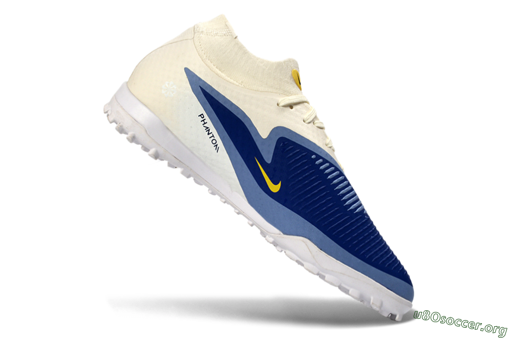 Nike Phantom 6 Elite High TF Football Shoes - Blue/Midnight Blue/Light Sky Blue 4