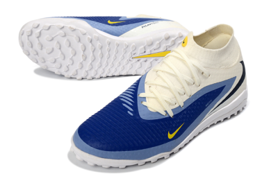 Nike Phantom 6 Elite High TF Football Shoes - Blue/Midnight Blue/Light Sky Blue
