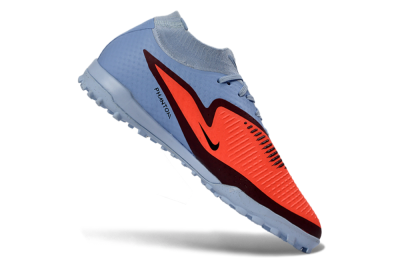 Nike Phantom 6 Elite High TF Football Shoes - Blue/Coral Burst/Sleek Navy