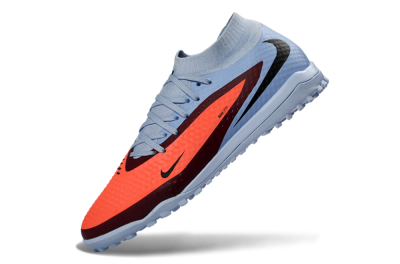 Nike Phantom 6 Elite High TF Football Shoes - Blue/Coral Burst/Sleek Navy