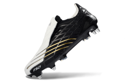 Adidas F50 Spider Elite SG Football Boots - Black/Electric Gold/Classic White