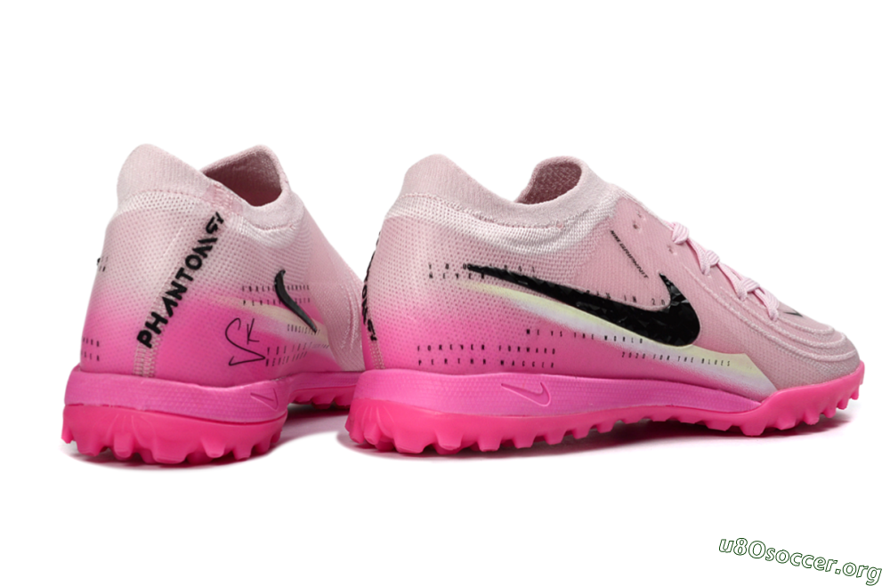 Nike Phantom GX 2 Elite TF Football Shoes - Pink/Soft Rose/Hot Pink 6
