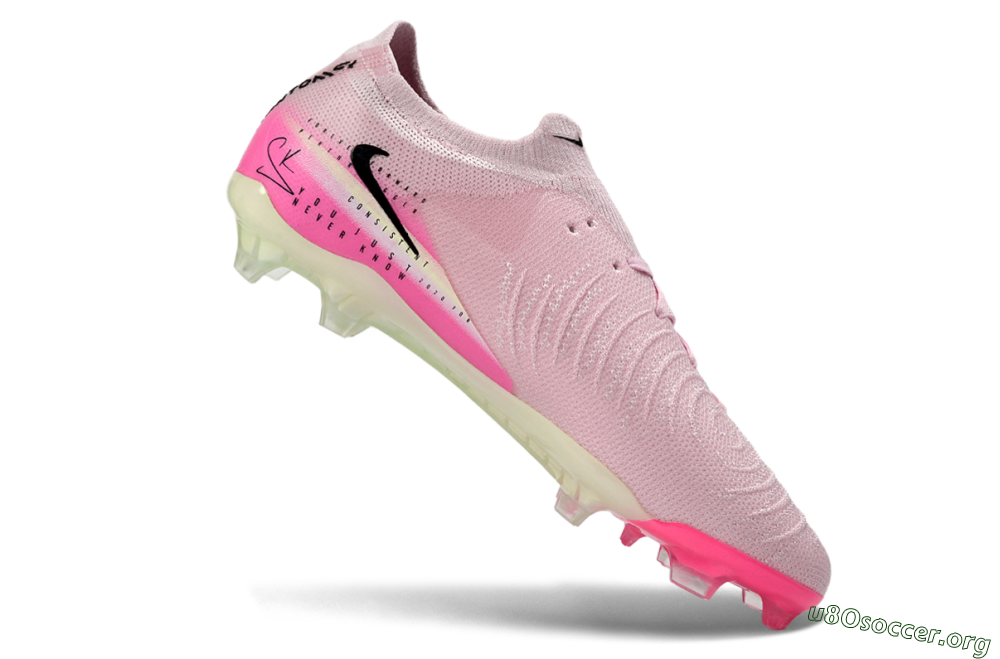 Nike Phantom GX 2 Elite FG Football Boots - Pink/Flamingo Pink/Neon Green 4