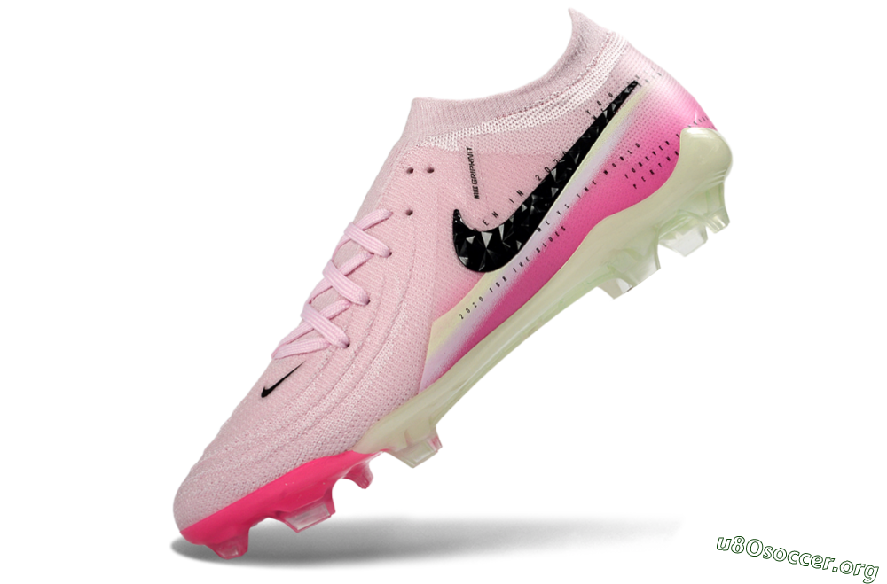 Nike Phantom GX 2 Elite FG Football Boots - Pink/Flamingo Pink/Neon Green 5