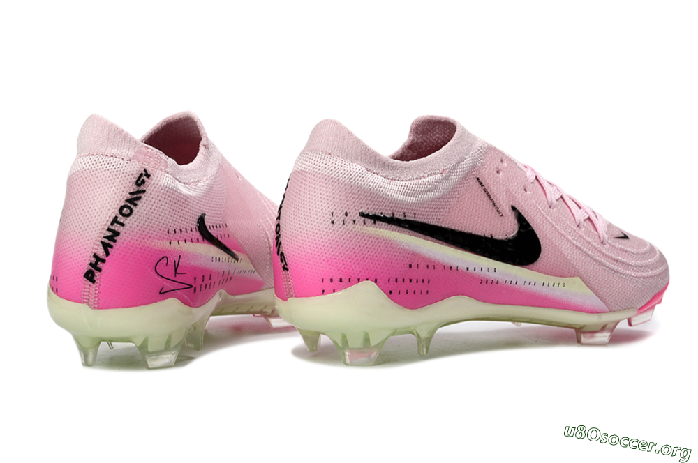 Nike Phantom GX 2 Elite FG Football Boots - Pink/Flamingo Pink/Neon Green 6