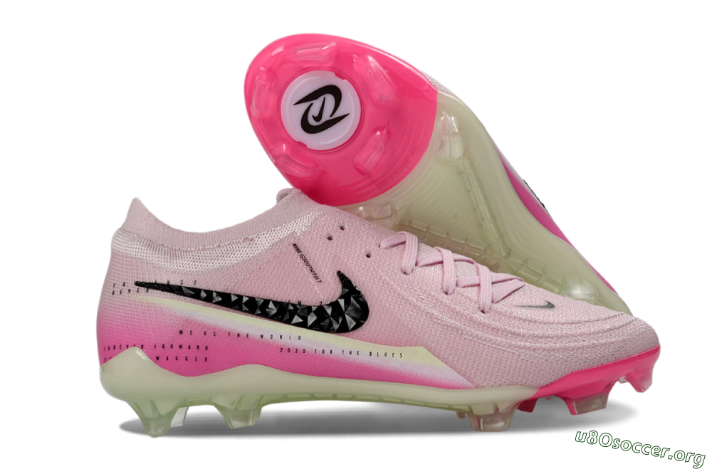 Nike Phantom GX 2 Elite FG Football Boots - Pink/Flamingo Pink/Neon Green 2