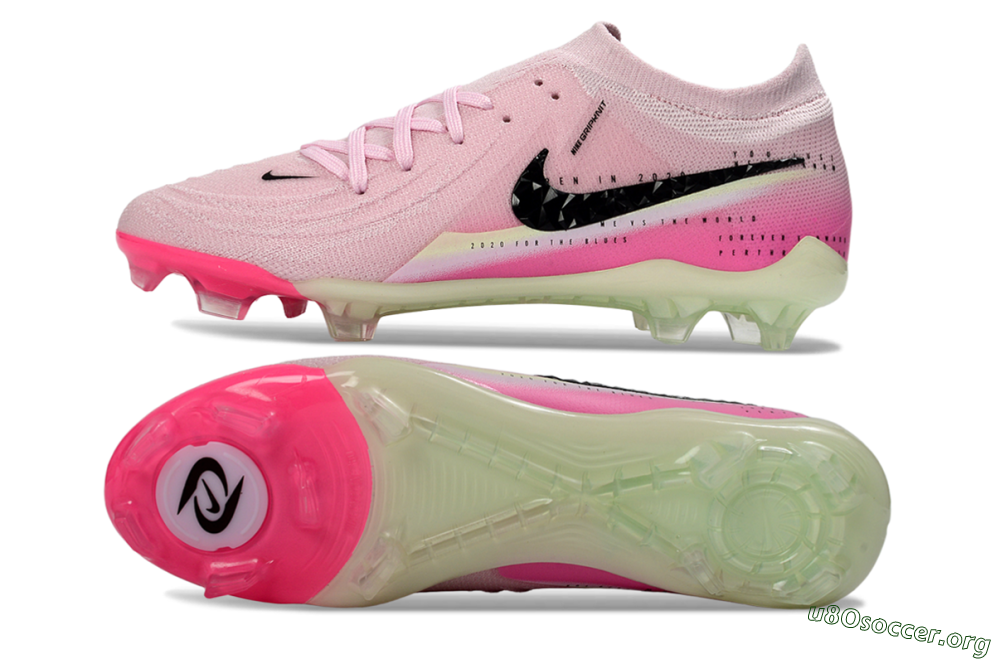 Nike Phantom GX 2 Elite FG Football Boots - Pink/Flamingo Pink/Neon Green 1