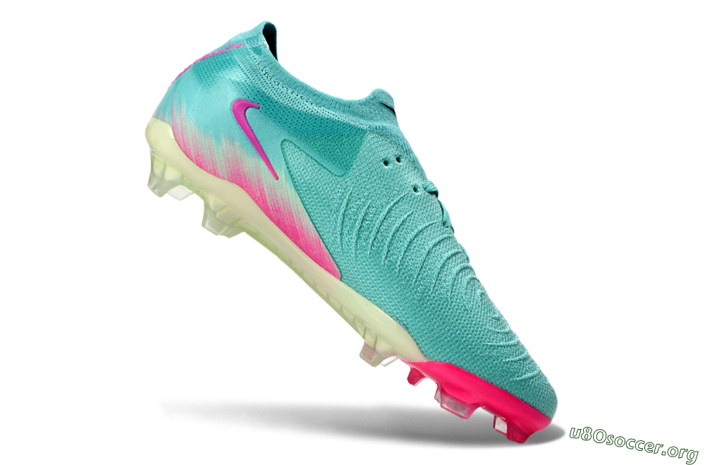 Nike Phantom GX 2 Elite FG Football Boots - Aqua/Neon Pink/Pale Green 4