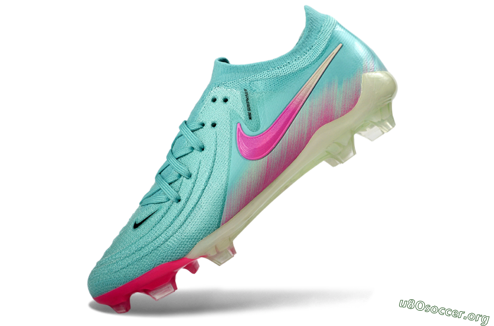 Nike Phantom GX 2 Elite FG Football Boots - Aqua/Neon Pink/Pale Green 5