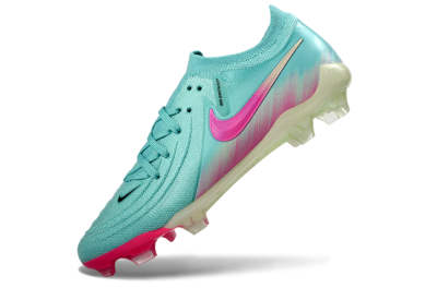 Nike Phantom GX 2 Elite FG Football Boots - Aqua/Neon Pink/Pale Green