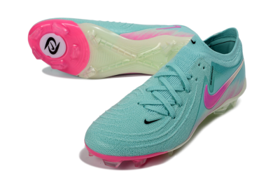 Nike Phantom GX 2 Elite FG Football Boots - Aqua/Neon Pink/Pale Green