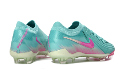 Nike Phantom GX 2 Elite FG Football Boots - Aqua/Neon Pink/Pale Green