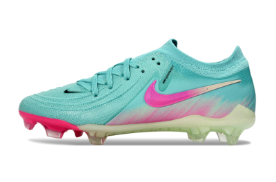 Nike Phantom GX 2 Elite FG Football Boots - Aqua/Neon Pink/Pale Green