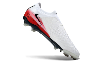 Nike Phantom GX 2 Elite FG Football Boots - White/Crimson Red/Steel Grey