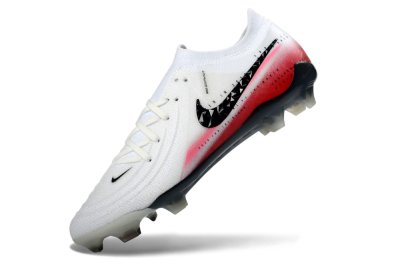 Nike Phantom GX 2 Elite FG Football Boots - White/Crimson Red/Steel Grey
