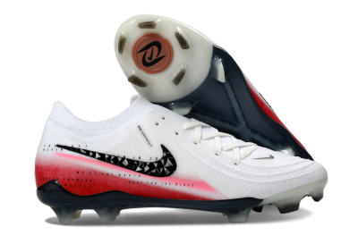 Nike Phantom GX 2 Elite FG Football Boots - White/Crimson Red/Steel Grey