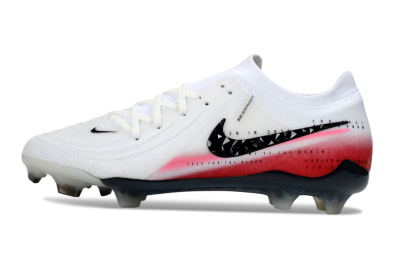 Nike Phantom GX 2 Elite FG Football Boots - White/Crimson Red/Steel Grey