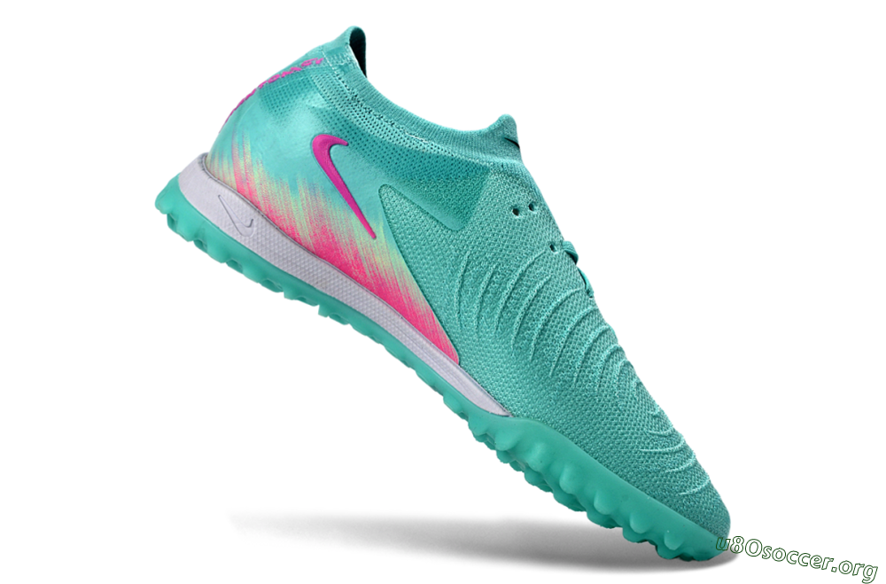 Nike Phantom GX 2 Elite TF Football Shoes - Aqua/Pink Mist/Soft Green 4
