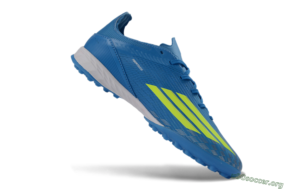 Adidas F50 Pro TF Football Shoes - Blue/Neon Green/Light Blue 5