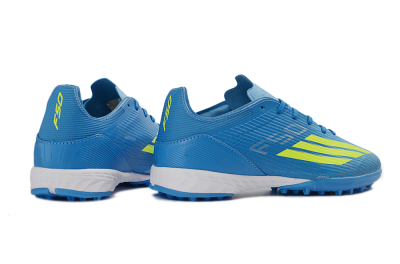 Adidas F50 Pro TF Football Shoes - Blue/Neon Green/Light Blue