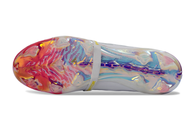 Adidas Predator 26 Elite Fold-Over Tongue FG Football Boots - White/Iridescent Fusion/Neon Bright