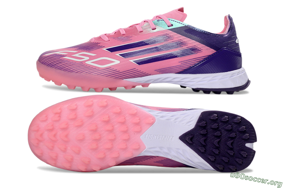 Adidas F50 Elite TF Football Shoes - Pink/Lavender Glow/Soft Pink 1