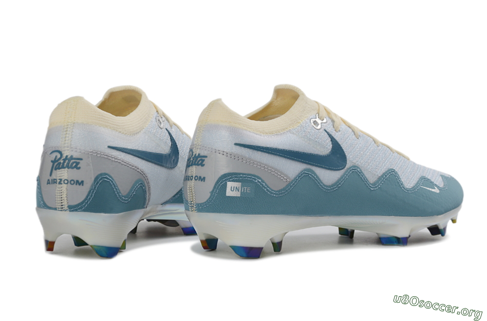 Patta x Nike Air Zoom Mercurial Vapor 16 Elite FG Football Boots - Blue/Sky Blue/Cream White 6