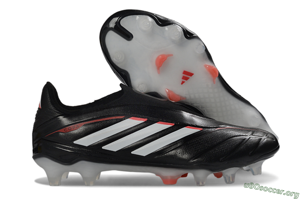 Adidas Copa Pure 4 Elite FG Football Boots - Black/White/Red 2
