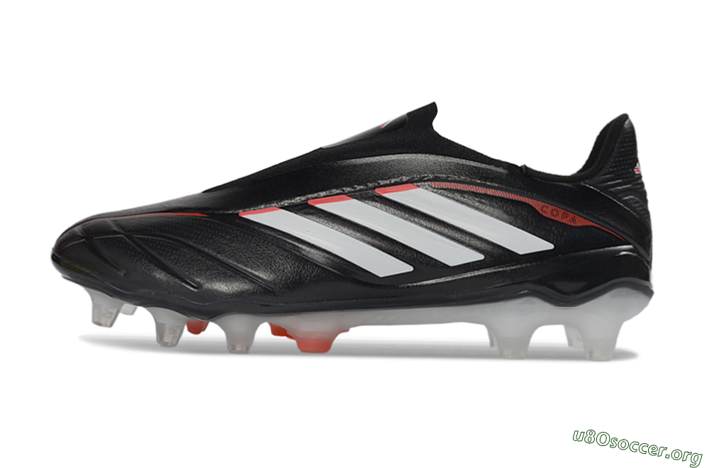 Adidas Copa Pure 4 Elite FG Football Boots - Black/White/Red 3