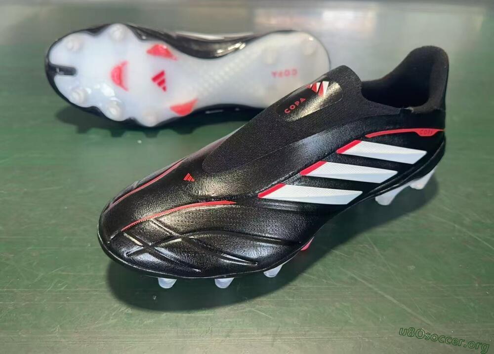 Adidas Copa Pure 4 Elite FG Football Boots - Black/White/Red