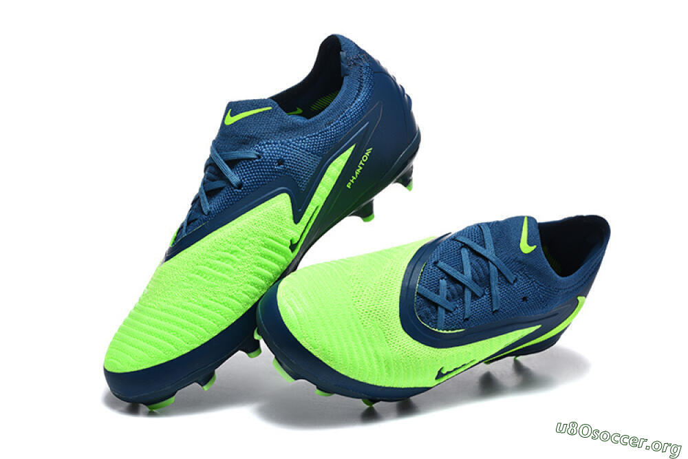 Nike Phantom 6 Elite Low FG Football Boots - Green/Electric Lime/Dark Blue 0