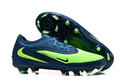 Nike Phantom 6 Elite Low FG Football Boots - Green/Electric Lime/Dark Blue